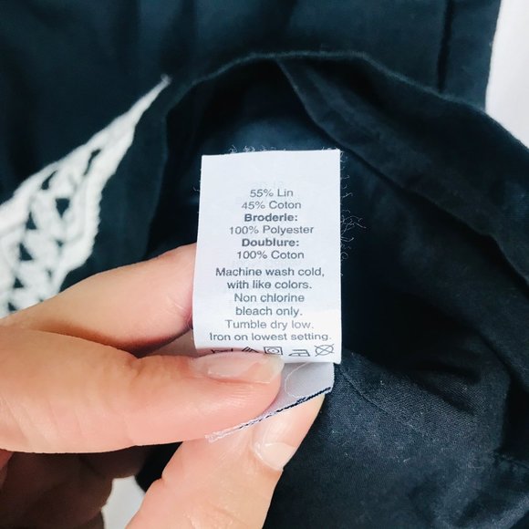 Madewell Onyx Embroidered Stitchtake Boho Dress - Picture 13 of 14